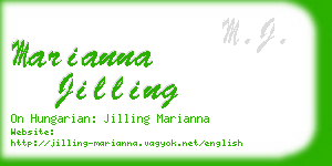 marianna jilling business card